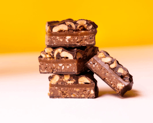 Bouchée de partage rocher caramel noir