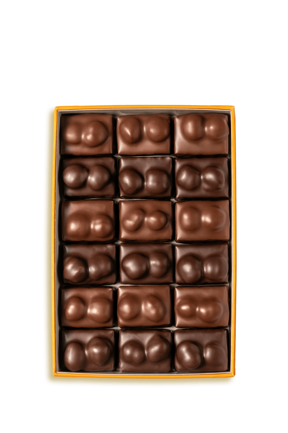 Rochers caramel assortis 18 pièces
