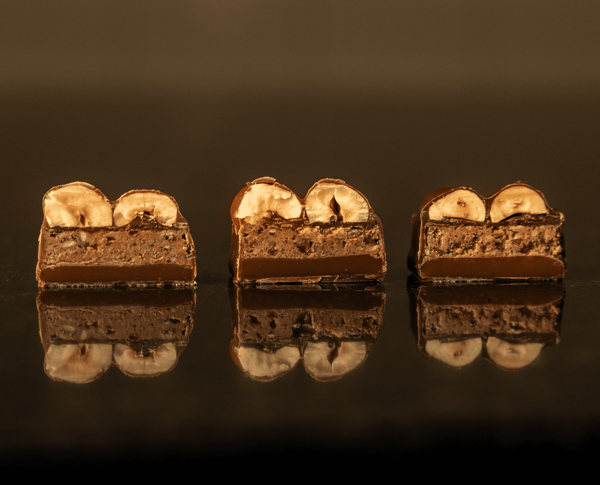 Rochers caramel assortis 18 pièces