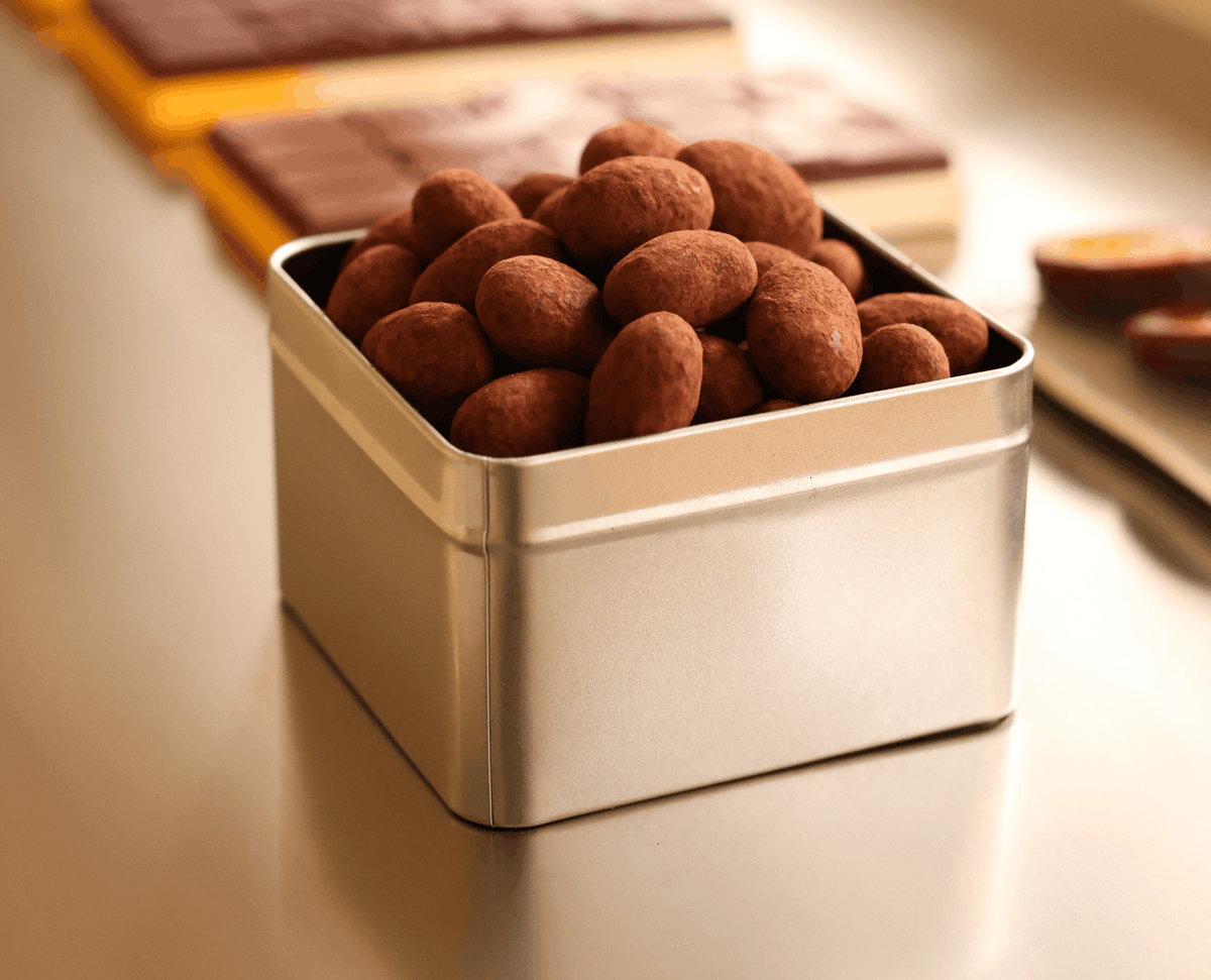 Amandes enrobées (boite metal)